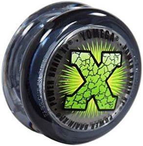 Yomega Power Brain XP yoyo - Professional yoyo with a Smart Switch which enables Players to Choose Between Auto-Return and Manual Styles of Play. + Extra 2 Strings & 3 Month Warranty (Grey)