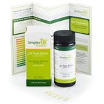 SimplexHealth pH Test Strips 4.5-9.0 Urine & Saliva Acid Alkaline pH Testing (125 Strips) Better Than Litmus Paper