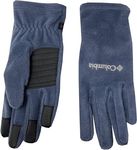 Columbia Men Agent Heat II Thermal Reflective Omni-Heat Fleece Winter Gloves (Blue, XL), Blue, X-Large