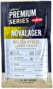 LalBrew NOVALAGER Modern Hybrid Beer Yeast 11g Packet Danstar Nova Lager Lallemand Premium Series Dry Brewers Yeast