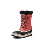 Sorel Winter Carnival Boot Wp Women's Winter Boots, Rose Dust Black 2023 2024, 7.5 UK