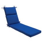 Pillow Perfect Indoor/Outdoor Fresco Chaise Lounge Cushion, Navy