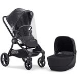 Baby Jogger City Sights Compact Reversible Stroller, Carrycot & Weather Shield | Belly Bar Included | Foldable & Lightweight | Rich Black