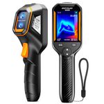 GH340 Thermal Imaging Camera 640x480 Super Resolution, Dual-Camera with 2MP Visual Camera, 256x192 IR Resolution Handheld Thermal Camera for Home Inspection, HVAC Electrical Water Leak Break Detection