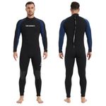 Lemorecn Mens Wetsuits Jumpsuit Neoprene 3/2mm Full Body Diving Suit (3031, 3XL)