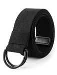 Mens Leather D Ring Belt