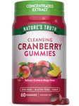 Nature's Truth Cranberry Gummies | 60 Count | Vegan, Non-GMO & Gluten Free Supplement | Supports Urinary Tract Health | Cranberry Mango Flavor