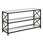 Hutton Rectangular TV Stand for TV's up to 50" in Blackened Bronze