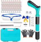 Concrete Nail Gun Kits with 50pcs Nails, 5 Speed Adjustable Manual Steel Nail Gun Tool, Wall Fastening Power Tool, Portable Nail Shooting Machine, Wall Anchor Wire Slotting Device (1BCW-NG-01)