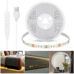 LED Strip Lights for TV, 5M Lights Bar Flexible Lights with Self-Adhesive Dimmable LED Light Strips 2800K-6500K Warm to Daylight White for Stairs, Wardrobe, Kitchen, Mirror,Bedroom and Bar Cabinet