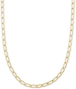 Kendra Scott Merrick Chain Necklace, Fashion Jewelry for Women, Brass Non-Precious Metal, No Gemstone