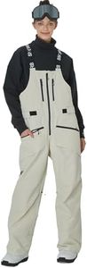 SNOWVERB Mountain Baggy Outdoor Research Snow Overalls Waterproof Adjustable Ski Snowboard Streetwear Bibs for Winter Sports