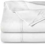 Bare Home Queen Flat Sheet - Premiu