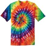 Joe's USA Koloa Surf (tm) Youth Colorful Tie-Dye T-Shirt,S-Rainbow