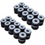 40 Sets Motorcycle M6 Rubber Grommets Kit Fairing Cowling Pieces Buffer Washer Pressure Relief Cushion Universal for Most Motorbikes