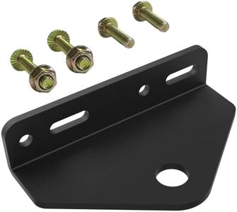 Foozet Zero Turn Hitch - Steel Lawn Mower Hitch, 3/16'' Thick and Heavy Duty Steel Zero Turn Mower Accessories, Including Installation Hardware (Black)