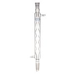 Labasics Borosilicate Glass Allihn Condenser with 24/40 Joint 300mm Jacket Length Lab Glass Condenser