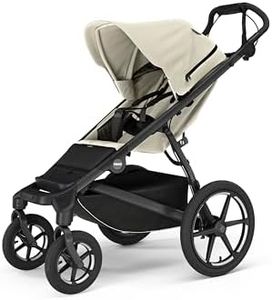 Thule Urban Glide 4-wheel single child all-terrain stroller, Full-suspension system, Air-filled tires, Upright seat with adjustable recline and built-in leg rest, Baby stroller
