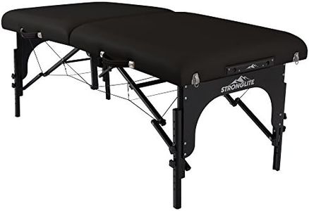 Stronglite Premier Portable Massage Table - Highest-Strength, 3" Deluxe Foam System, Incl. Flex-Rest Headrest and Memory Foam Pillow
