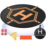 AURTEC Universal Drone Landing Pad 32 inch (80cm) with Night Vision LED Lights, Fast-Fold Waterproof Helipad, Compatible with DJI Mini/Air/Mavic/Avata, and All Other Brands of Drones