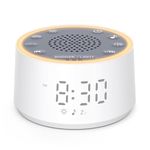 Dreamegg White Noise Machine - D1 Nova Sound Machine for Baby Adult, 25 Soothing Sounds, 10 Night Lights, Dimmable Display, Ideal Sleep Aid for Heavy Sleepers Bedroom