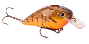 Strike King Square Bill Crankbait (Org Belly Craw, 2.5-Ounce), orange belly craw