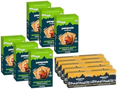 Patagonia Provisions Garlic Lovers 16-Pack Sampler with Roasted Garlic White Anchovies & Rosemary Garlic Crackers