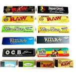 10 Pack of Rolling Papers King Size Slim 4 Rolling Tips Raw Rolling Papers Rizla Snoop Dogg