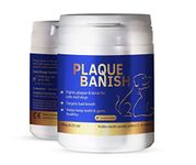 Plaque Banish 100% Natural Plaque Off 180g for Dogs | Tartar Remover | Freshen Breath for Dogs & Cats | Prevent Gum Disease & Promote Dental Health