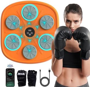 BOLUPO 2024 Upgrade Music Boxing Machine for Women, Electronic Boxing Machine with Gloves, Boxing Music Workout Machine with Smart Display ScreenBoxing Machine for Adults, Gift for Father's Day