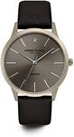 Kenneth Cole New York Men's Quartz Stainless Steel and Leather Casual Watch, Color:Brown (Model: KC15111010)