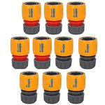 AB Tools Hozelock Quick Release Fitting & Aqua Water Stop Garden Hose Pipe Yard 10pk