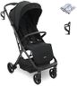 My Babiie MBX7 Autofold Stroller – from Birth to 4 Years (22kg), Foldable & Compact, Lightweight, Travel Buggy for Toddlers, Pushchair Includes Rain Cover - Black
