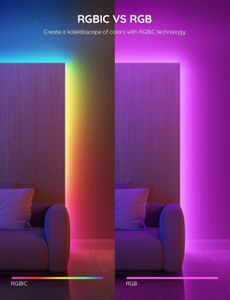 Govee 10m RGBIC LED Strip Lights – Color Changing, Smart App Control