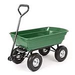 Garden Dump Cart with Heavy Duty St