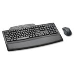 Kensington Pro Fit Keyboard & Mouse -USB Wireless RF Keyboard -Black -USB Wireless RF Mouse -Black