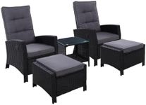 Gardeon Recliner Chairs 5 Piece Wic