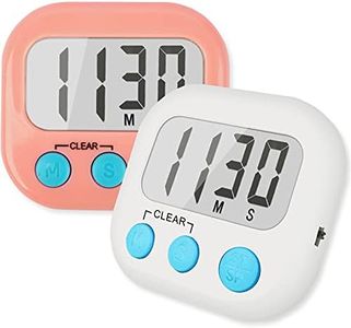 2Pack Classroom Timers for Teachers Kids Digital Timer Pink White