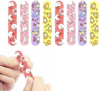FIMWOLZ Lime à ongles professionnelle 8Pcs Limes à ongles pour animaux Mini Tampon à ongles Lime à ongles colorée planche d'émeri Accessoires pour ongles