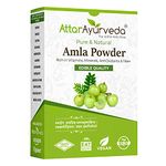 Attar Ayurveda Pure Amla Powder For Hair Growth (250 grams) | Ideal for Hair, Eating, Drinking & Skin