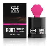 Root Touch Up, Dark Brown - Hairline Powder, Helps Cover Grey Roots & Bald Spots Instantly, Highly Pigmented, Fuller and Denser, Long-Lasting & Matte Finish, Super-Fine Powder for Flawless Application, 4g