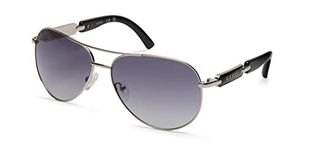 GUESS Factory Women's Metal Sunglasses, Gold/Gradient Smoke, 60mm