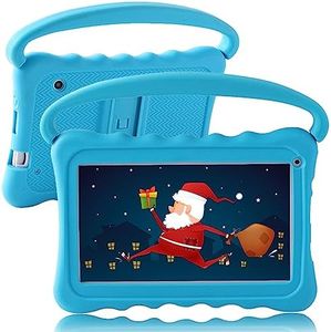 Kids Tablet 7 inch Toddler Tablet for Kids Edition Tablet with WiFi Dual Camera Children’s Tablet for Toddlers 32GB Android 10 with Parental Controls Shockproof Case Tablet for Kids 3-14 (Blue)