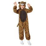 amscan 9916842 Childs Leopard All In One Jumpsuit Fancy Dress Costume (Age 10-12 Years)