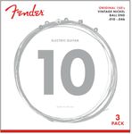 Fender Original 150 Electric Guitar Strings, Pure Nickel Wound, Ball End, 150L .010-.046, 3-Pack