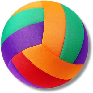 Softy Volleyball, Indoor Volleyballs, Kids Youth First Learning Volleyalls Realistic Feel Bounce Perfect for Inside The House Backyard Gym Beach Practice Birthday Christmas