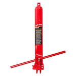 Big RED T30806 Torin Hydraulic Long Ram Jack with Single Piston Pump and Clevis Base (Fits: Garage/Shop Cranes, Engine Hoists, and More): 8 Ton (16,000 lb) Capacity