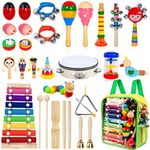 Kids Musical Instruments, 33Pcs 18 