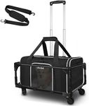 Petskd Small Pet Carrier with Wheel
