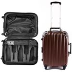 VinGardeValise Original Wine Suitcase by FlyWithWine, 10 Year Warranty, 5 Bottle Wine Travel Luggage, Airplane Carryon Size Luggage Without Wine, Choice of Wine Professionals, Napa Designed Burgundy